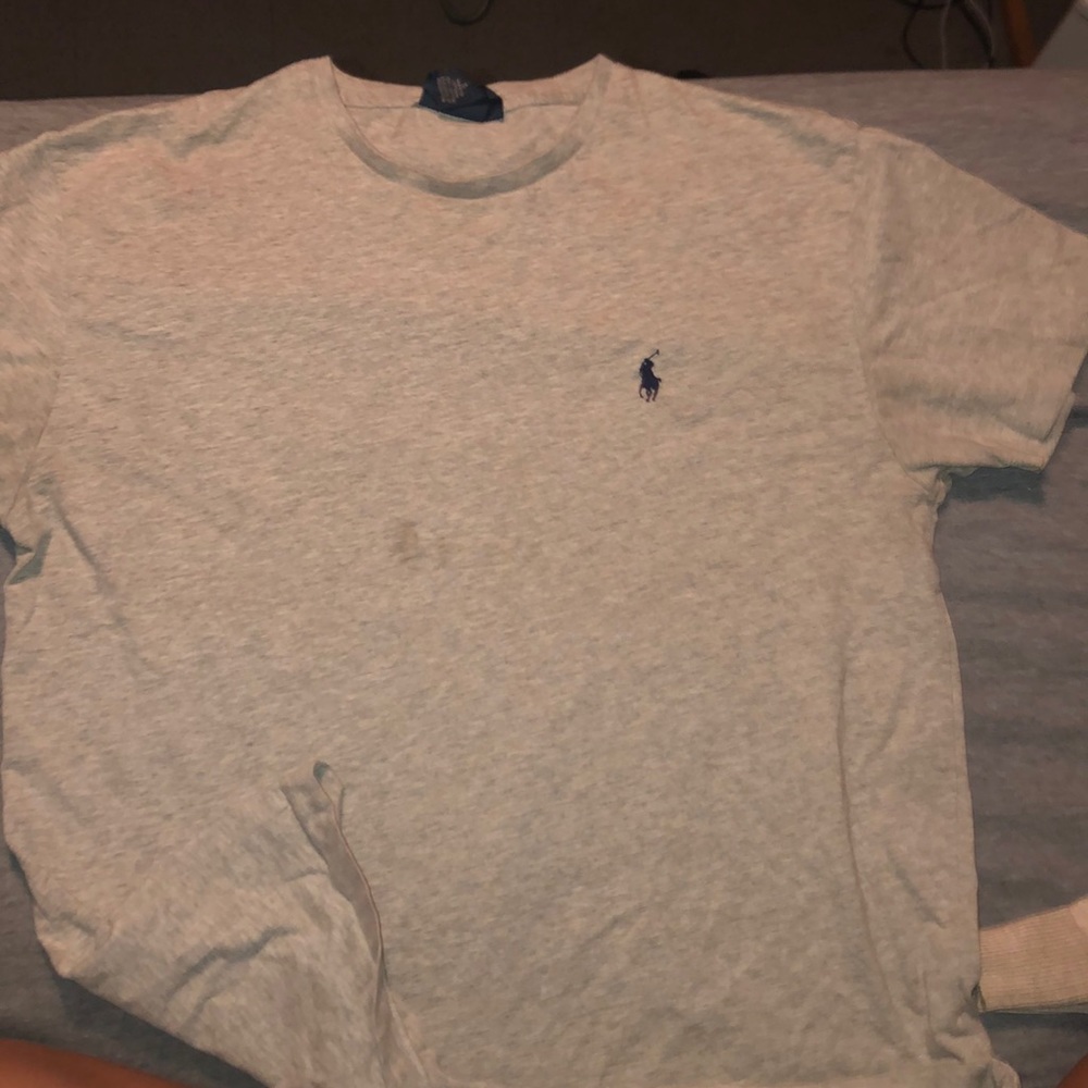 Gray Polo Ralph Lauren Shirt